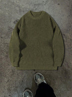 Men's crew neck relaxed-fit pullover — additional view