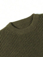 Men's crew neck relaxed-fit pullover — additional view