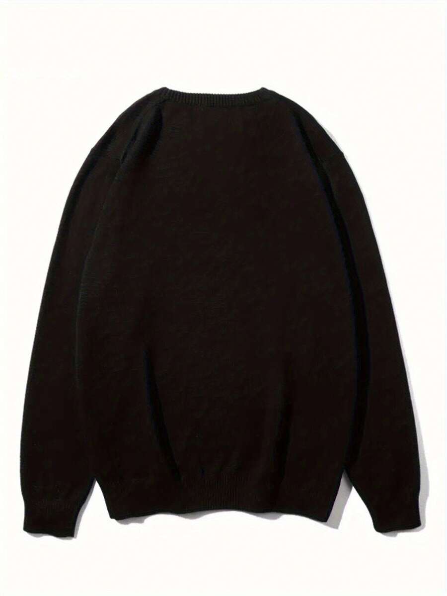 Men's crew neck slim-fit sweater — additional view