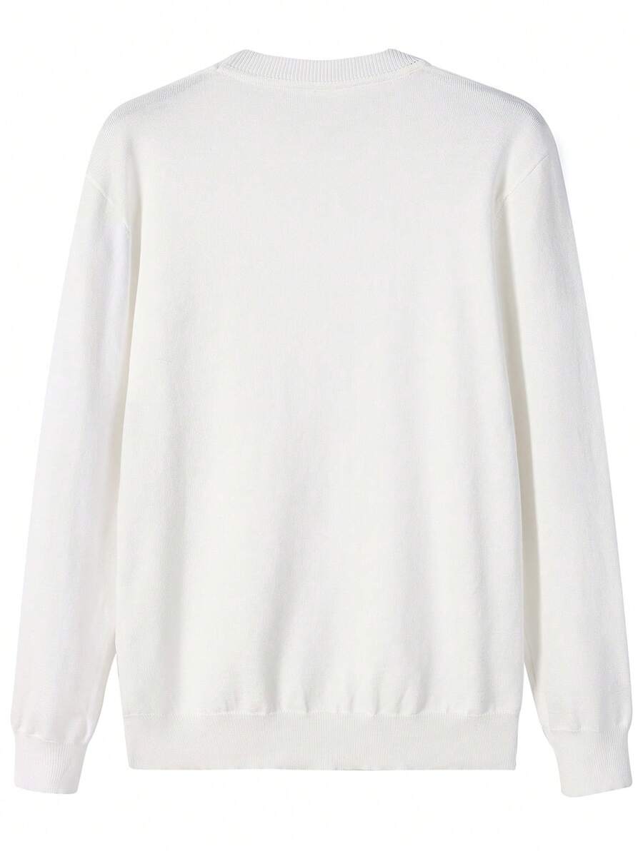 Men's crew neck slim-fit sweater — additional view