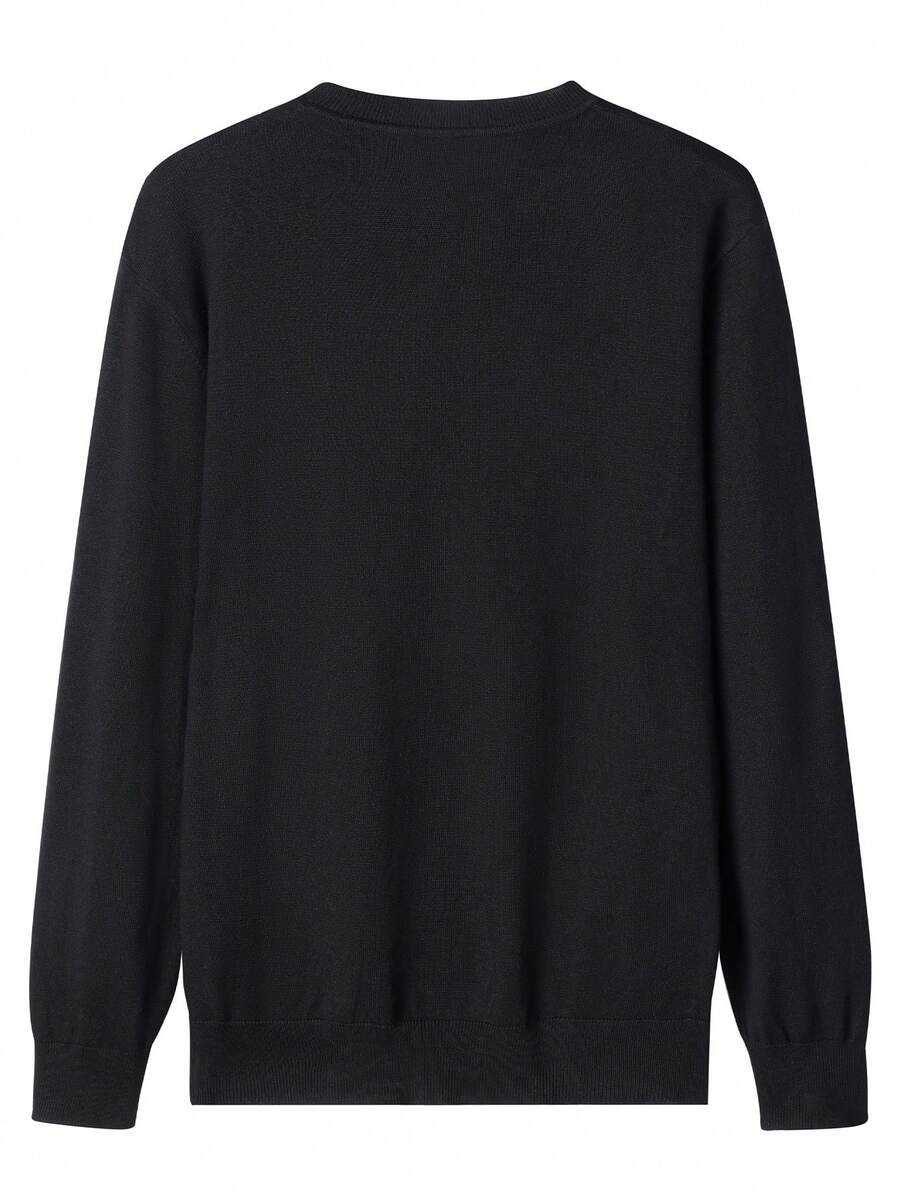 Men's crew neck slim-fit sweater — additional view