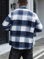 Men's single-breasted utility pocket jacket — additional view