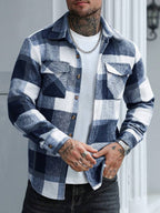 Men's single-breasted utility pocket jacket — additional view