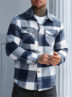 Men's single-breasted utility pocket jacket — additional view