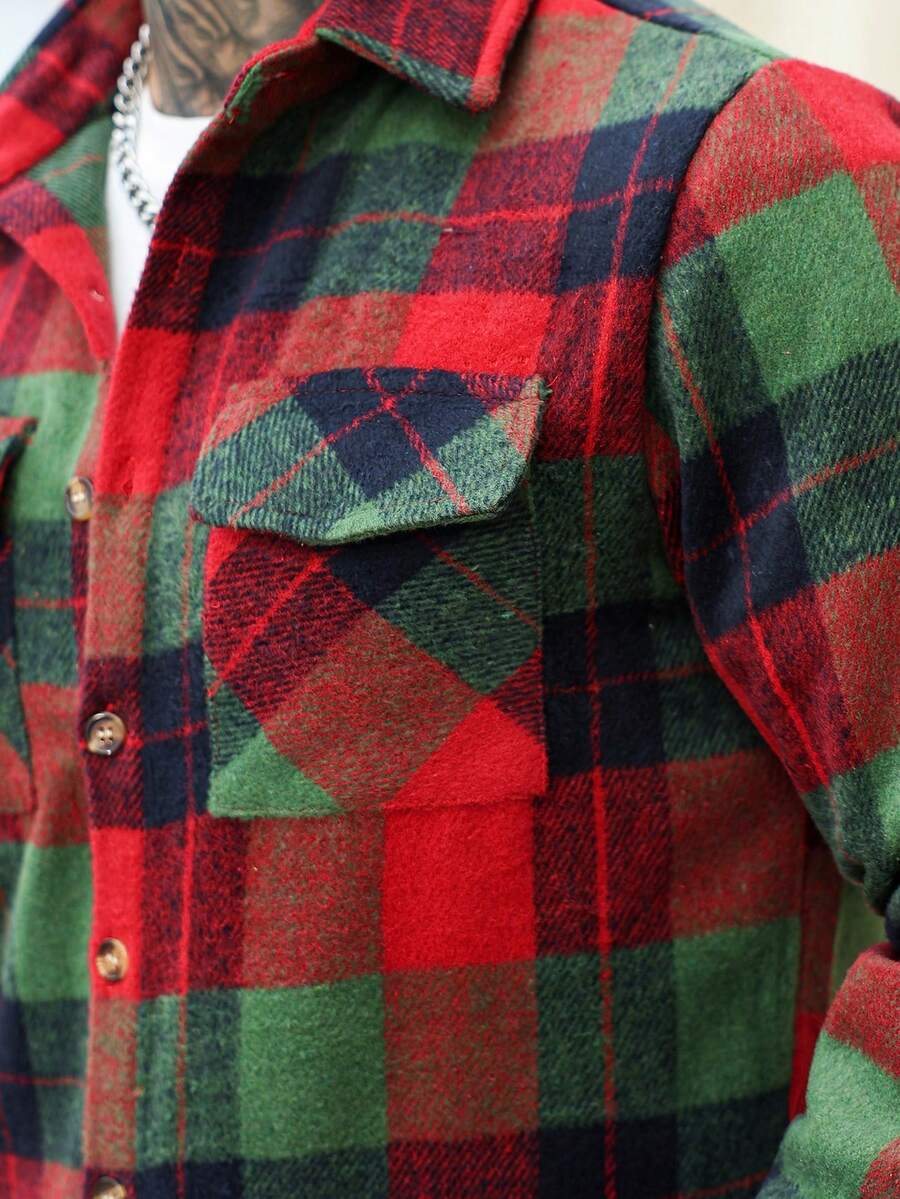 Men's single-breasted utility pocket jacket — additional view