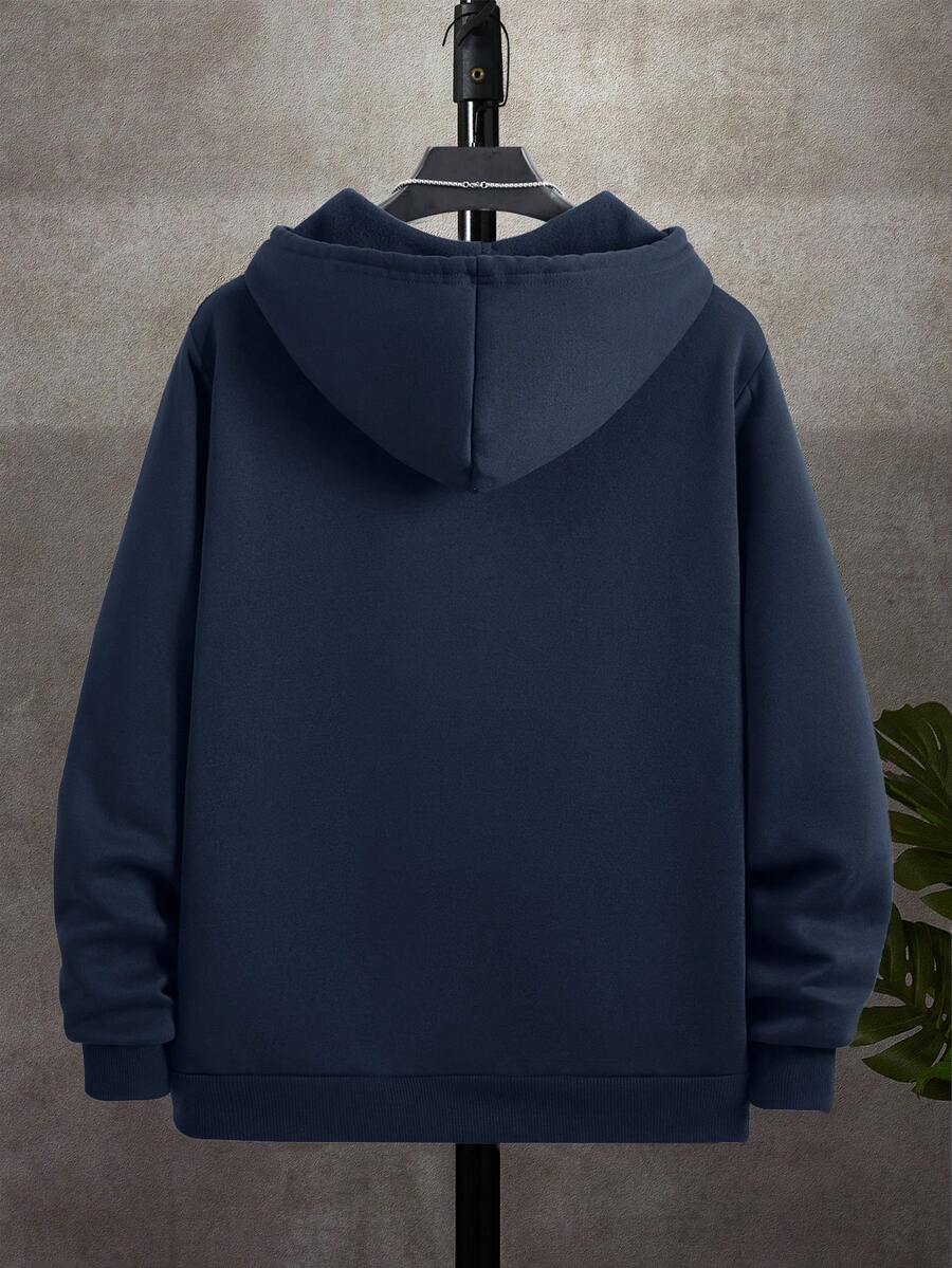 Men's zip-up hooded sweatshirt — additional view