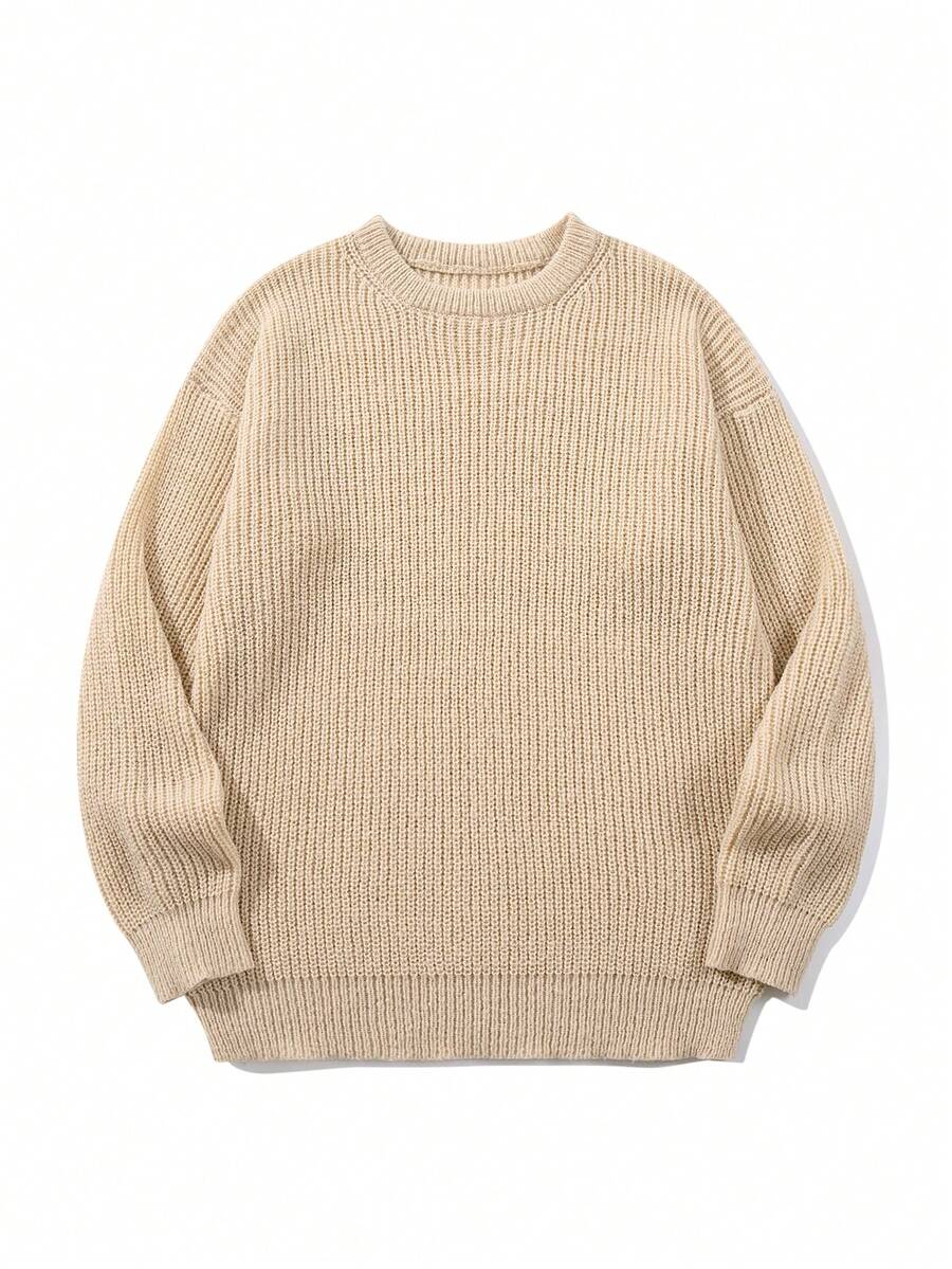 Men's crew neck long sleeve pullover — additional view