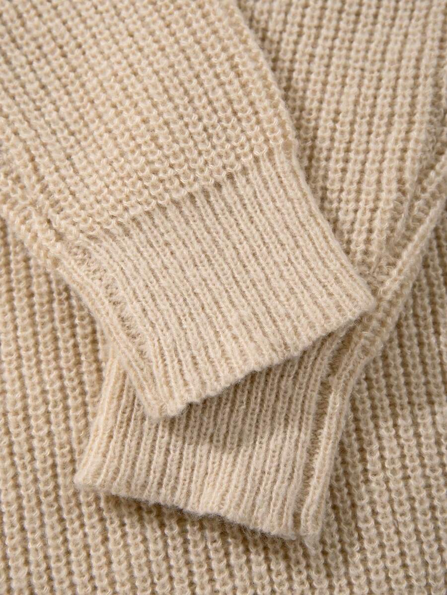 Men's crew neck long sleeve pullover — additional view