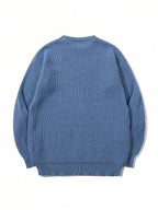 Men's crew neck long sleeve pullover — additional view
