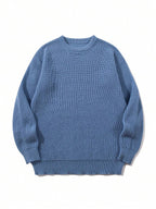Men's crew neck long sleeve pullover — additional view