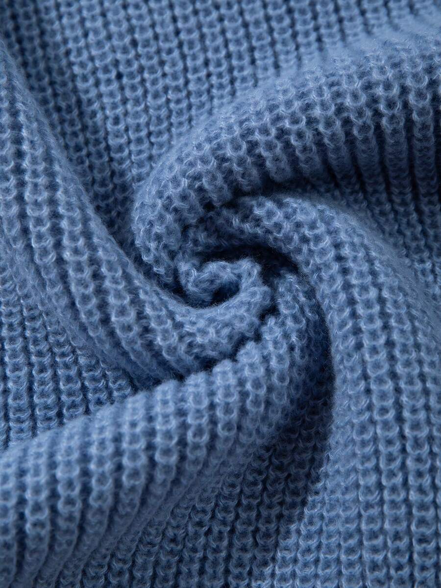 Men's crew neck long sleeve pullover — additional view