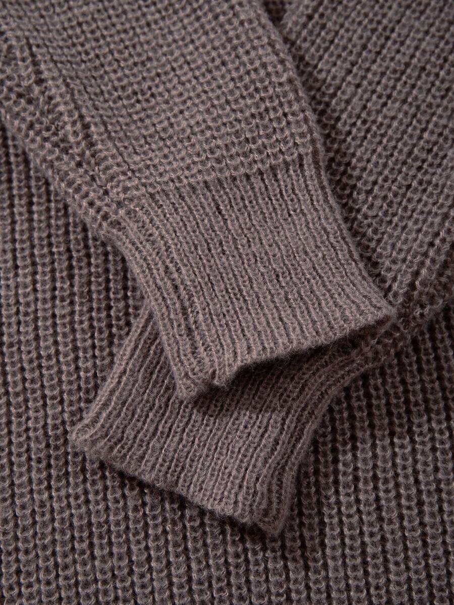Men's crew neck long sleeve pullover — additional view