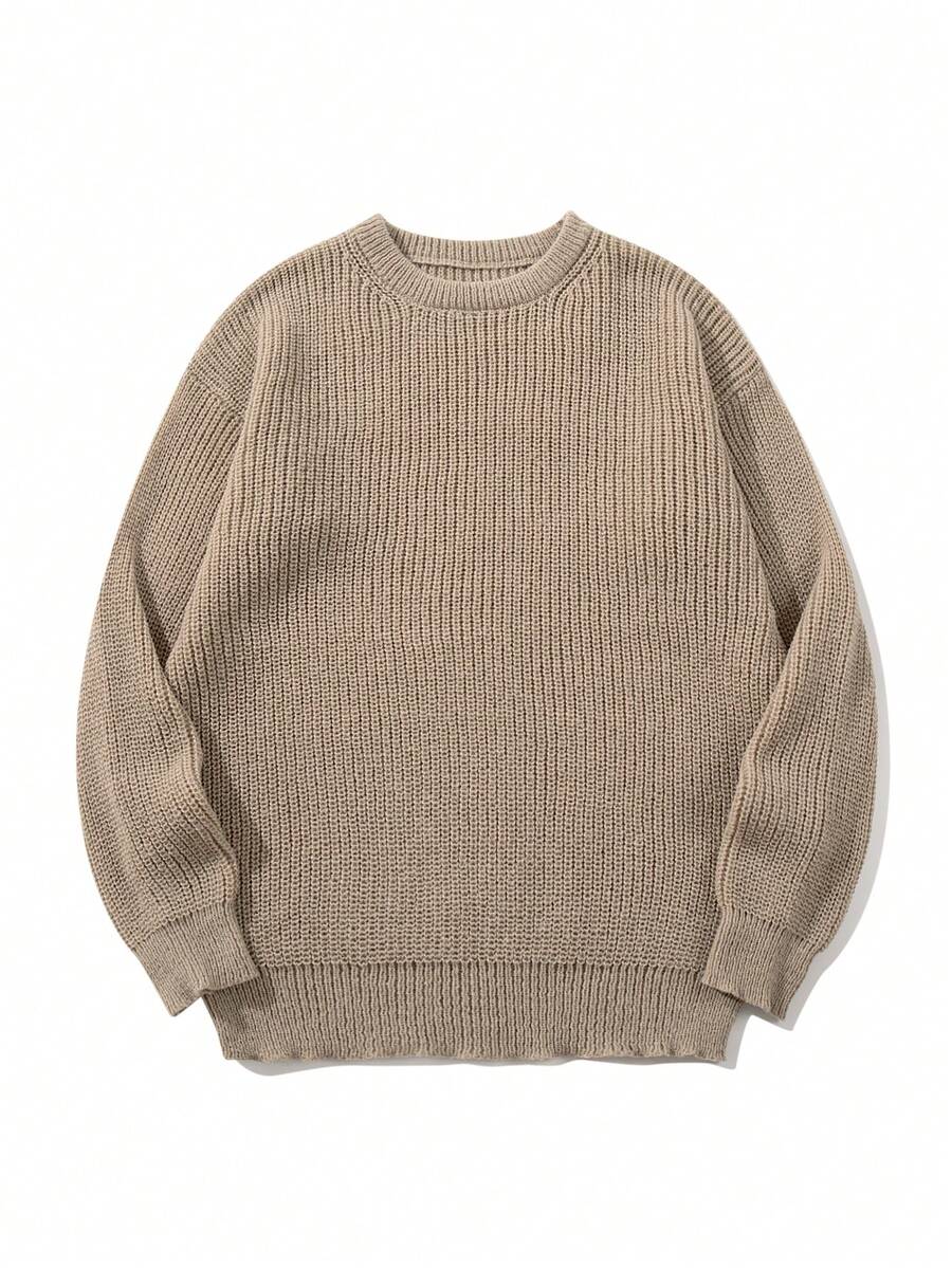 Men's crew neck relaxed-fit pullover — additional view