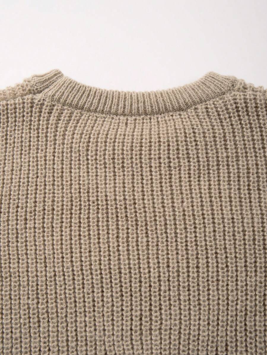 Men's crew neck relaxed-fit pullover — additional view