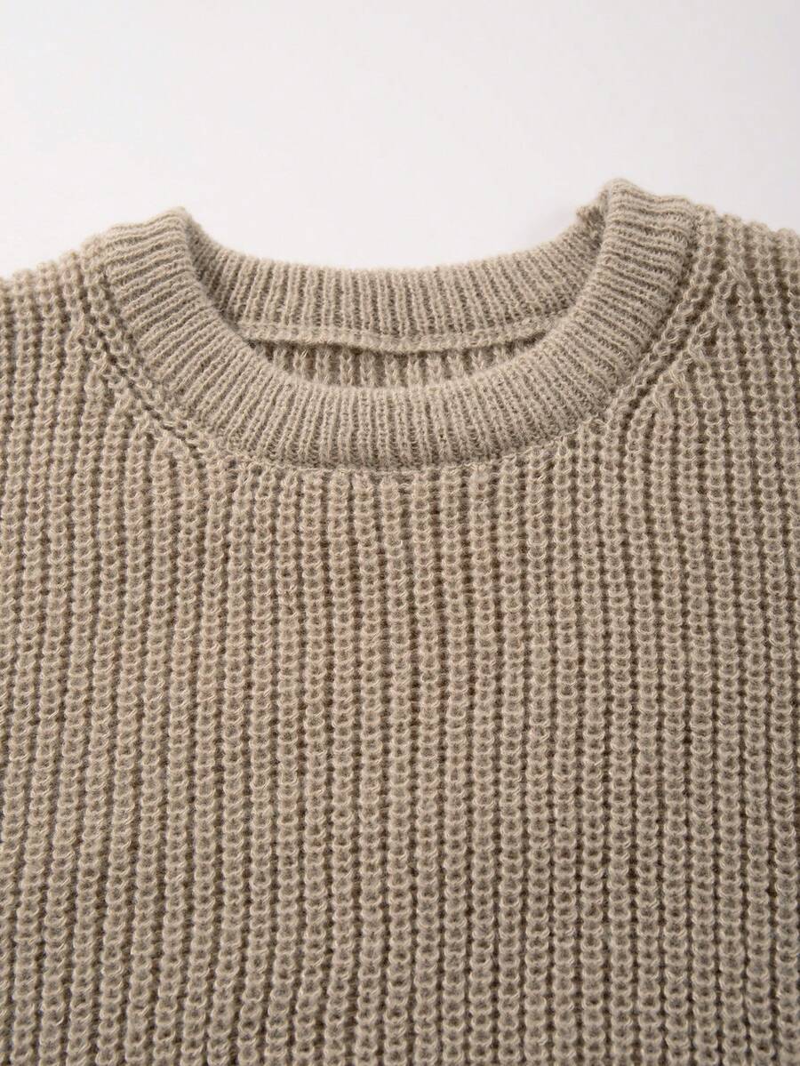 Men's crew neck relaxed-fit pullover — additional view