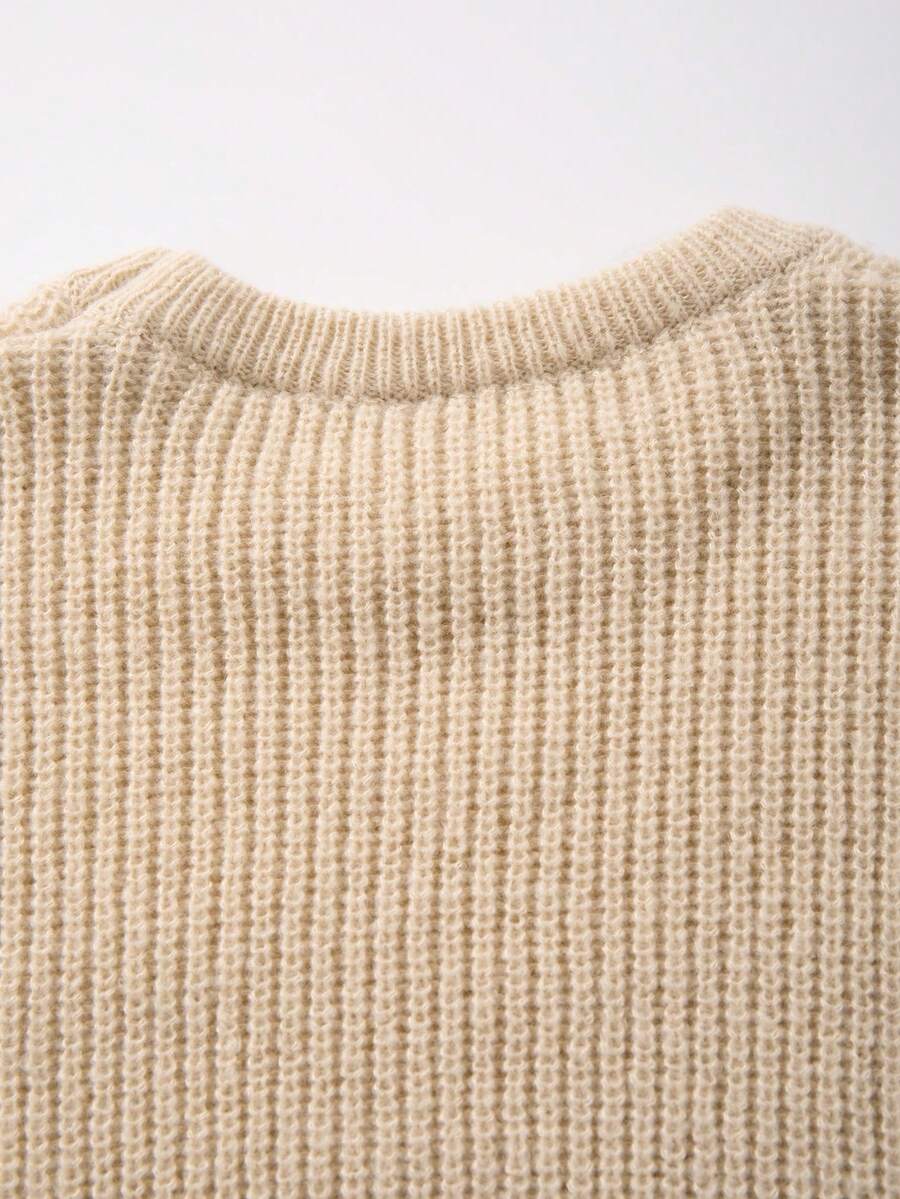 Men's crew neck relaxed-fit pullover — additional view