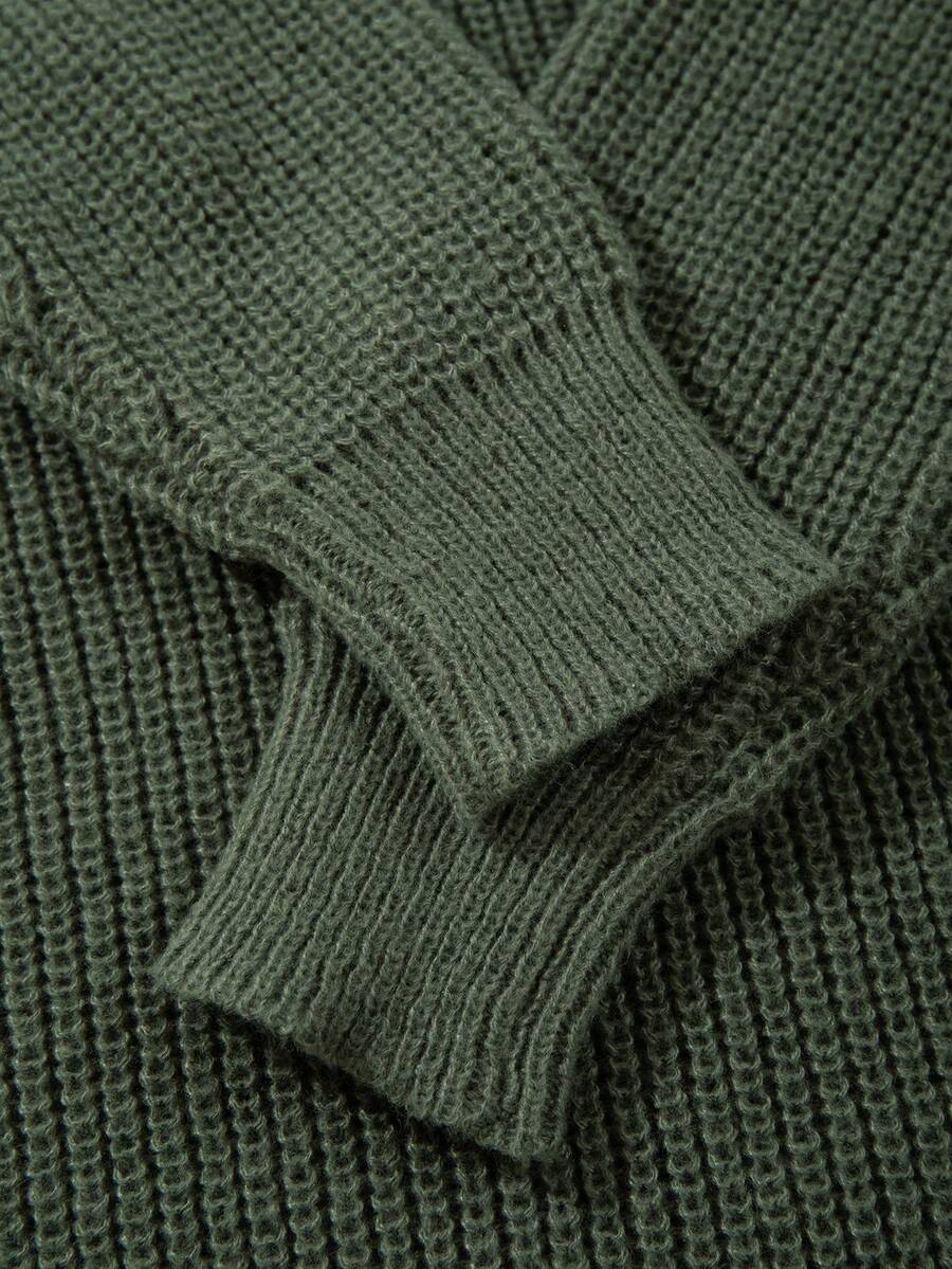 Men's crew neck relaxed-fit pullover — additional view