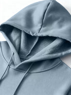 Men's kangaroo pocket drawstring hoodie — additional view