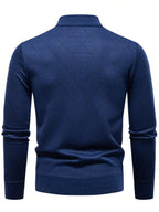 Men's half-zip long sleeve pullover — additional view