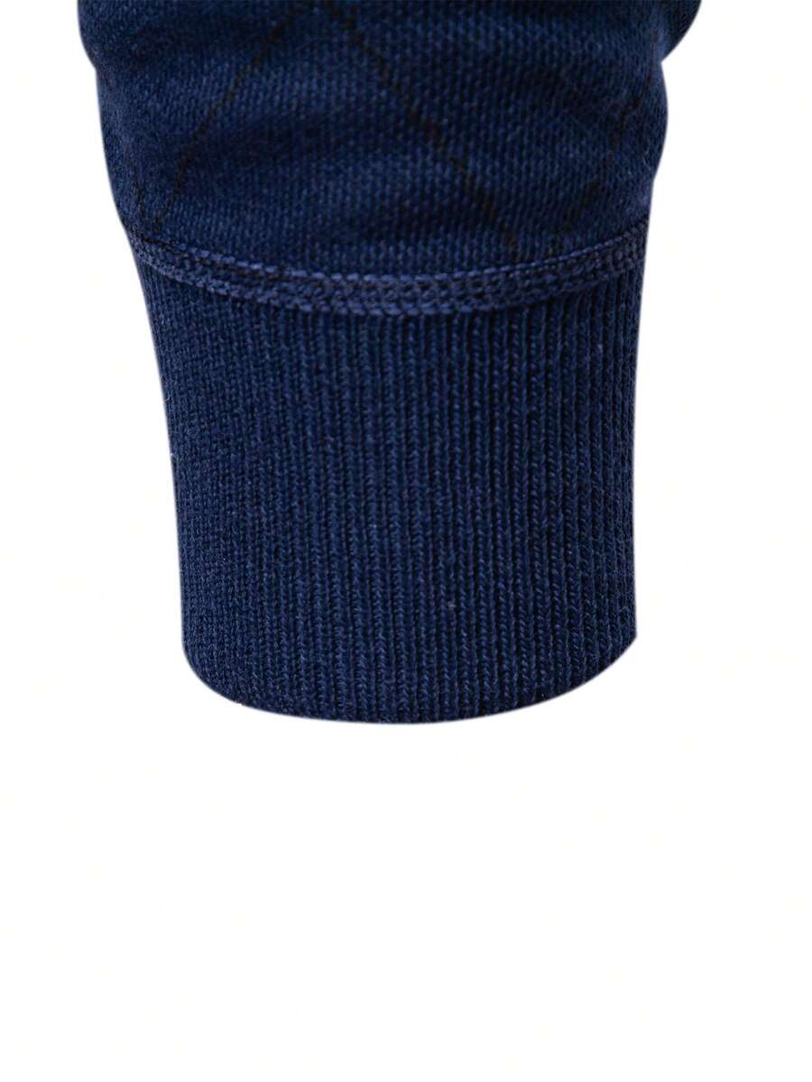 Men's half-zip long sleeve pullover — additional view