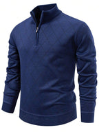 Men's half-zip long sleeve pullover — additional view