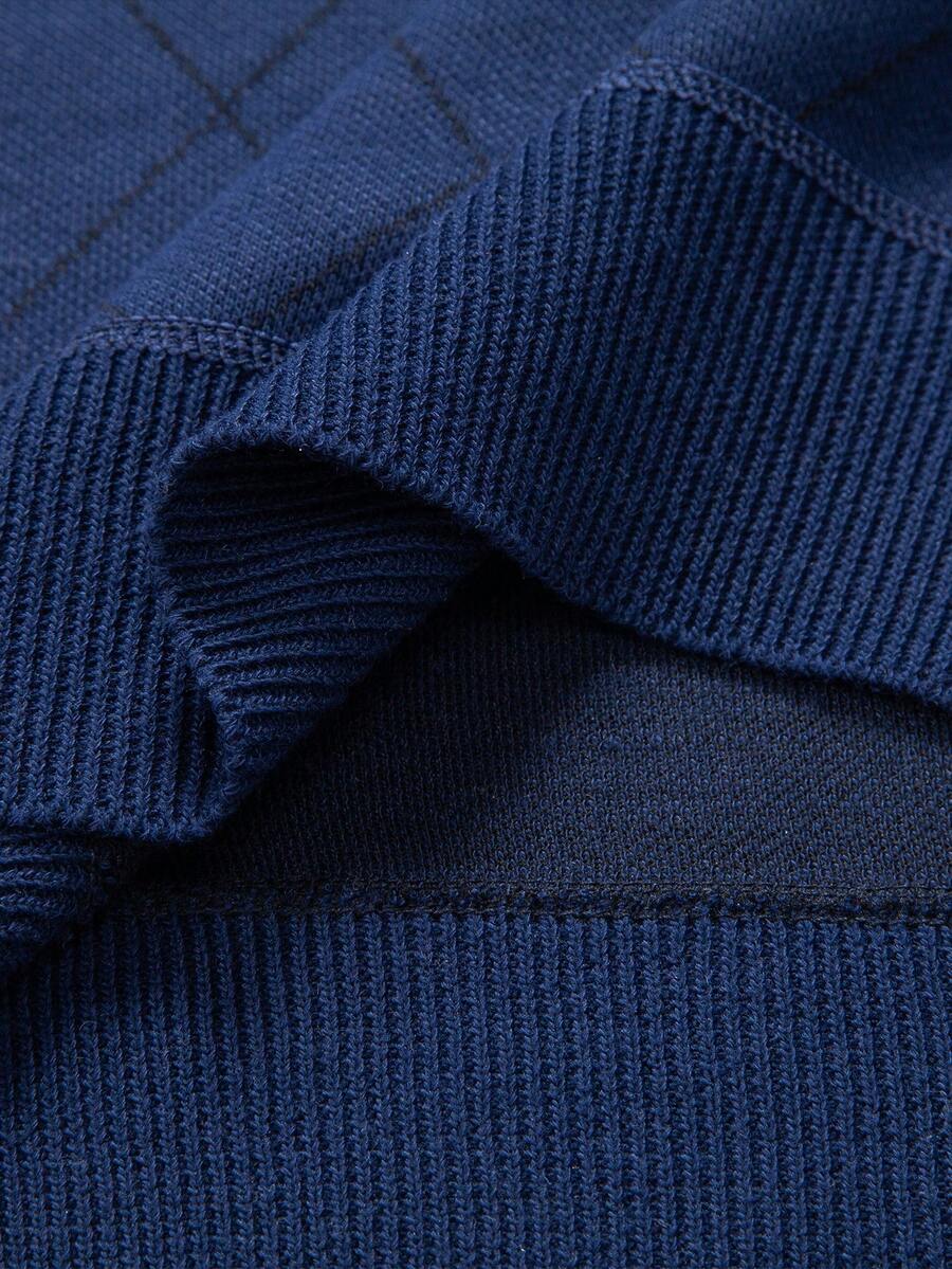Men's half-zip long sleeve pullover — additional view