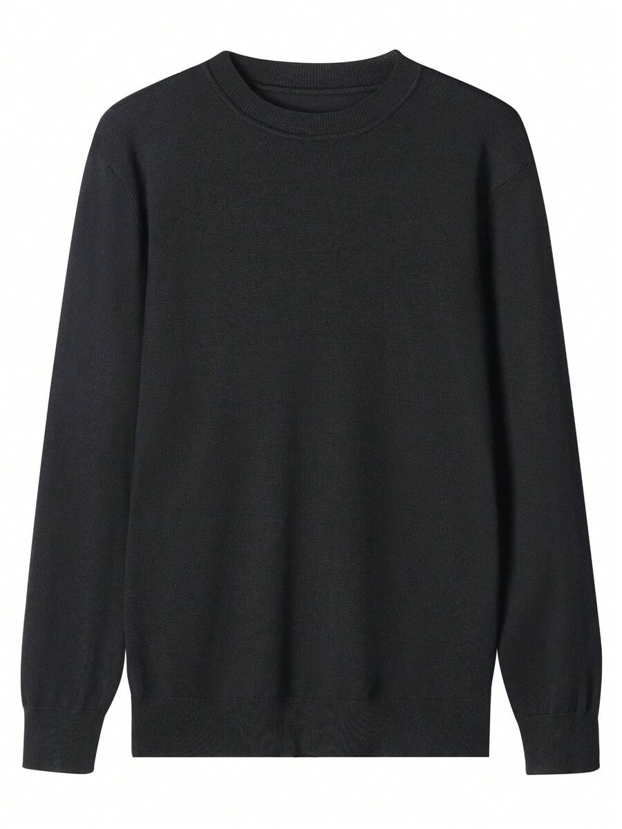 Men's crew neck slim-fit sweater — additional view