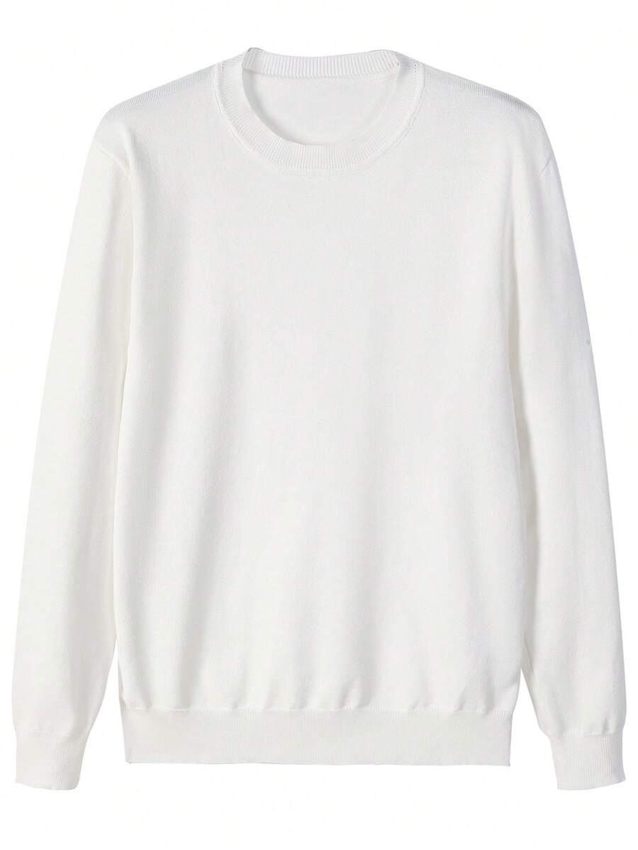 Men's crew neck slim-fit sweater — additional view