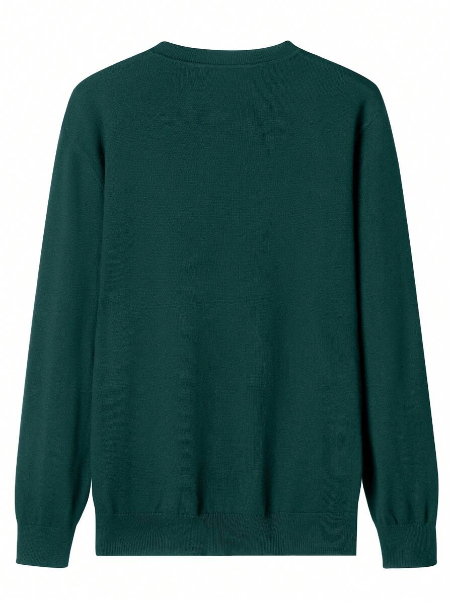 Men's crew neck slim-fit sweater — additional view