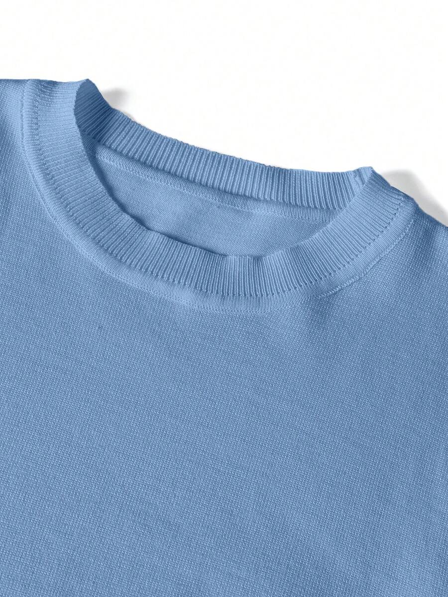 Men's crew neck slim-fit sweater — additional view