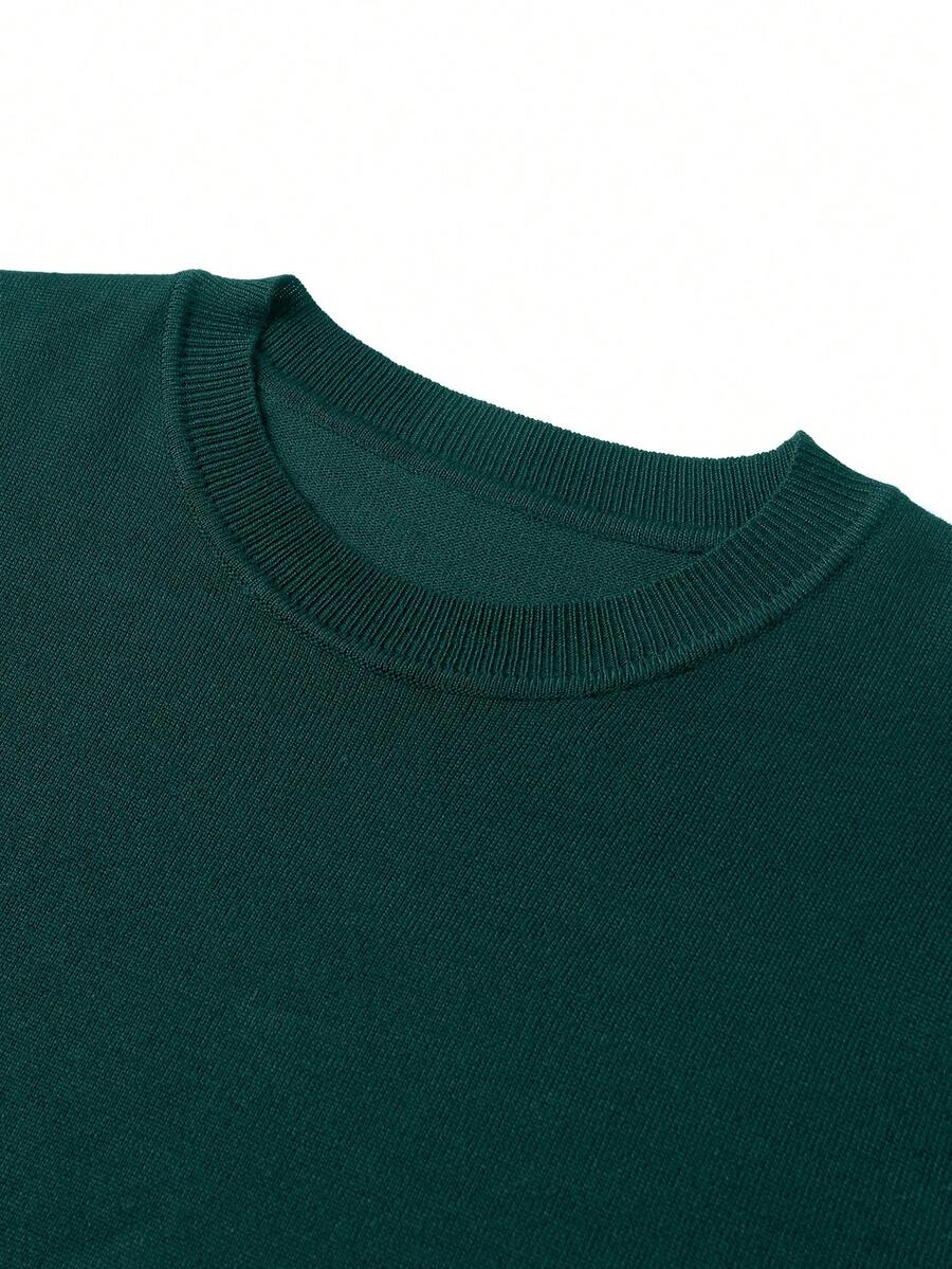 Men's crew neck slim-fit sweater — additional view
