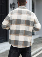 Men's single-breasted utility pocket jacket — additional view