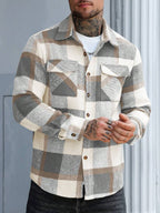 Men's single-breasted utility pocket jacket — additional view