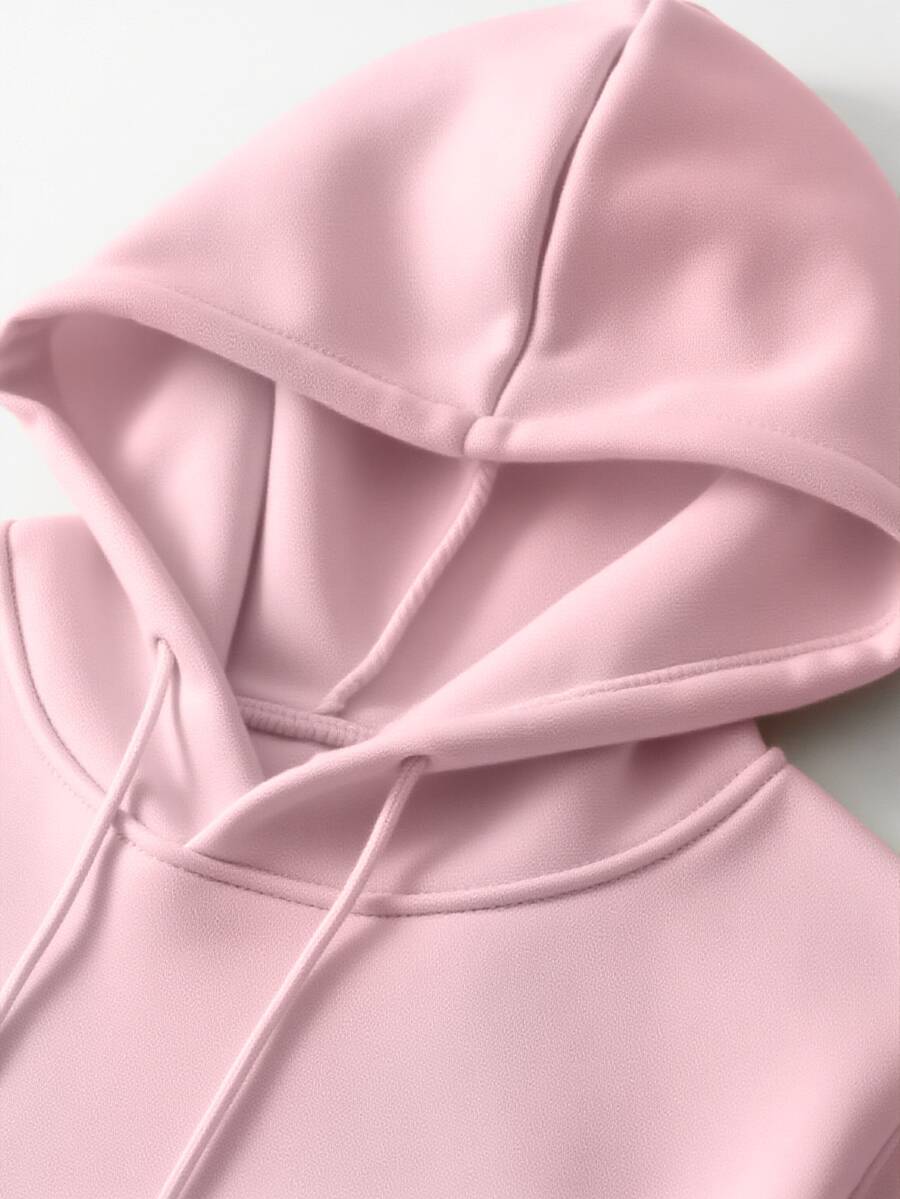 Men's kangaroo pocket drawstring hoodie — additional view