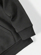 Men's kangaroo pocket drawstring hoodie — additional view