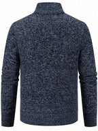 Men's color block ribbed cardigan — additional view