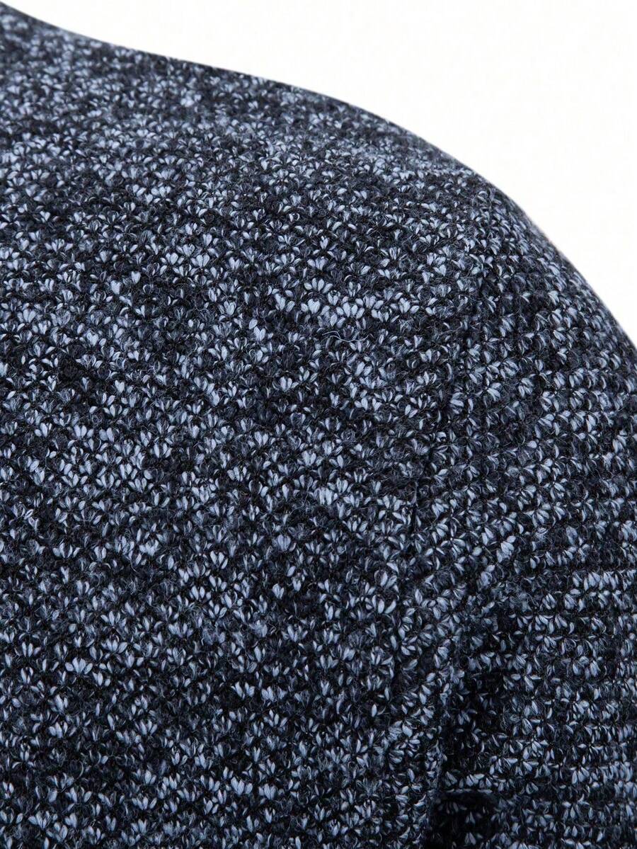Men's color block ribbed cardigan — additional view