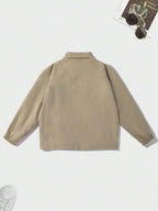 Men's lapel zip coach jacket — additional view