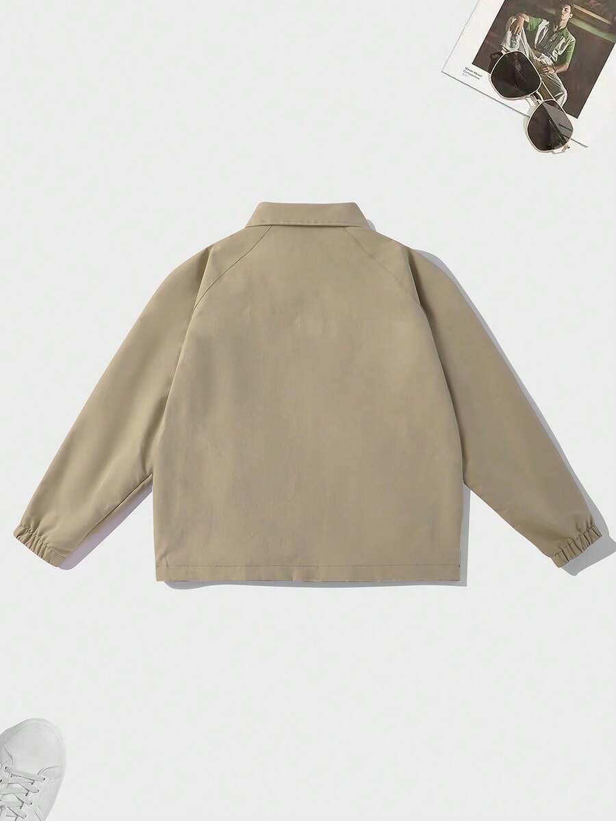 Men's lapel zip coach jacket — additional view