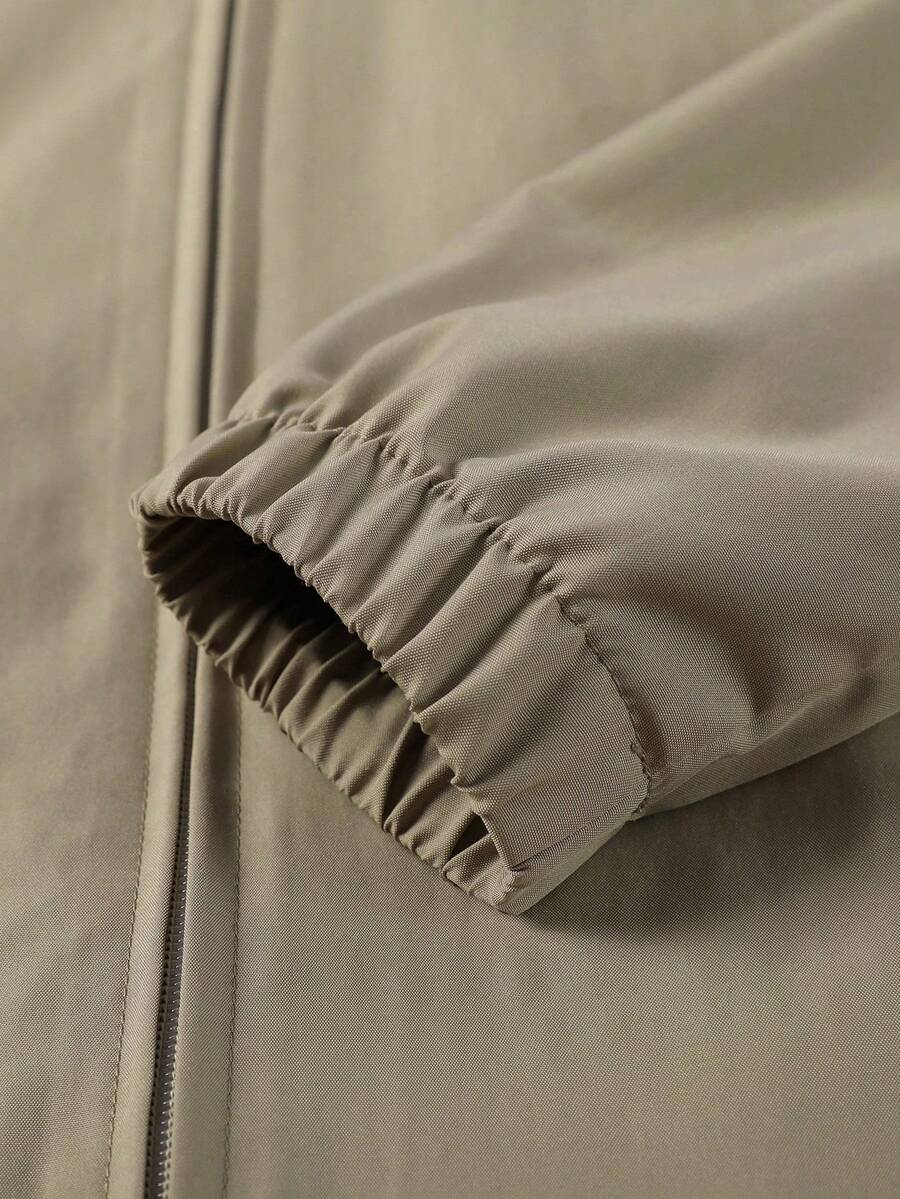 Men's lapel zip coach jacket — additional view
