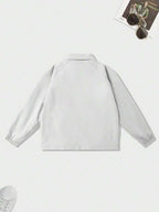 Men's lapel zip coach jacket — additional view