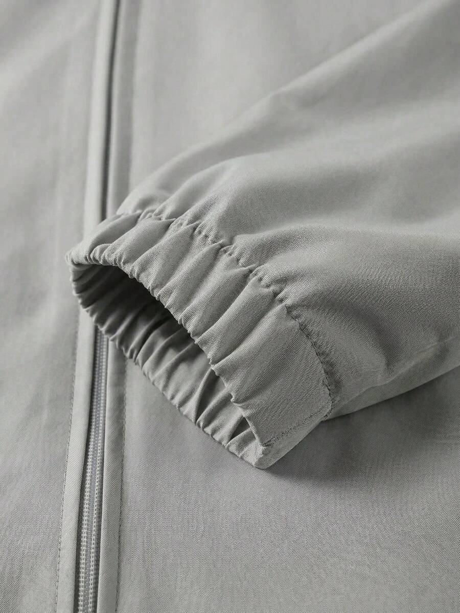 Men's lapel zip coach jacket — additional view