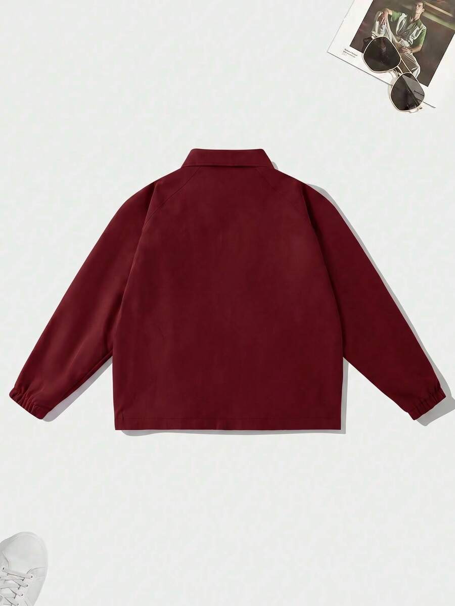 Men's lapel zip coach jacket — additional view