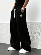 Men's drawstring waist casual joggers — additional view
