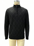 Men's half-zip long sleeve pullover — additional view