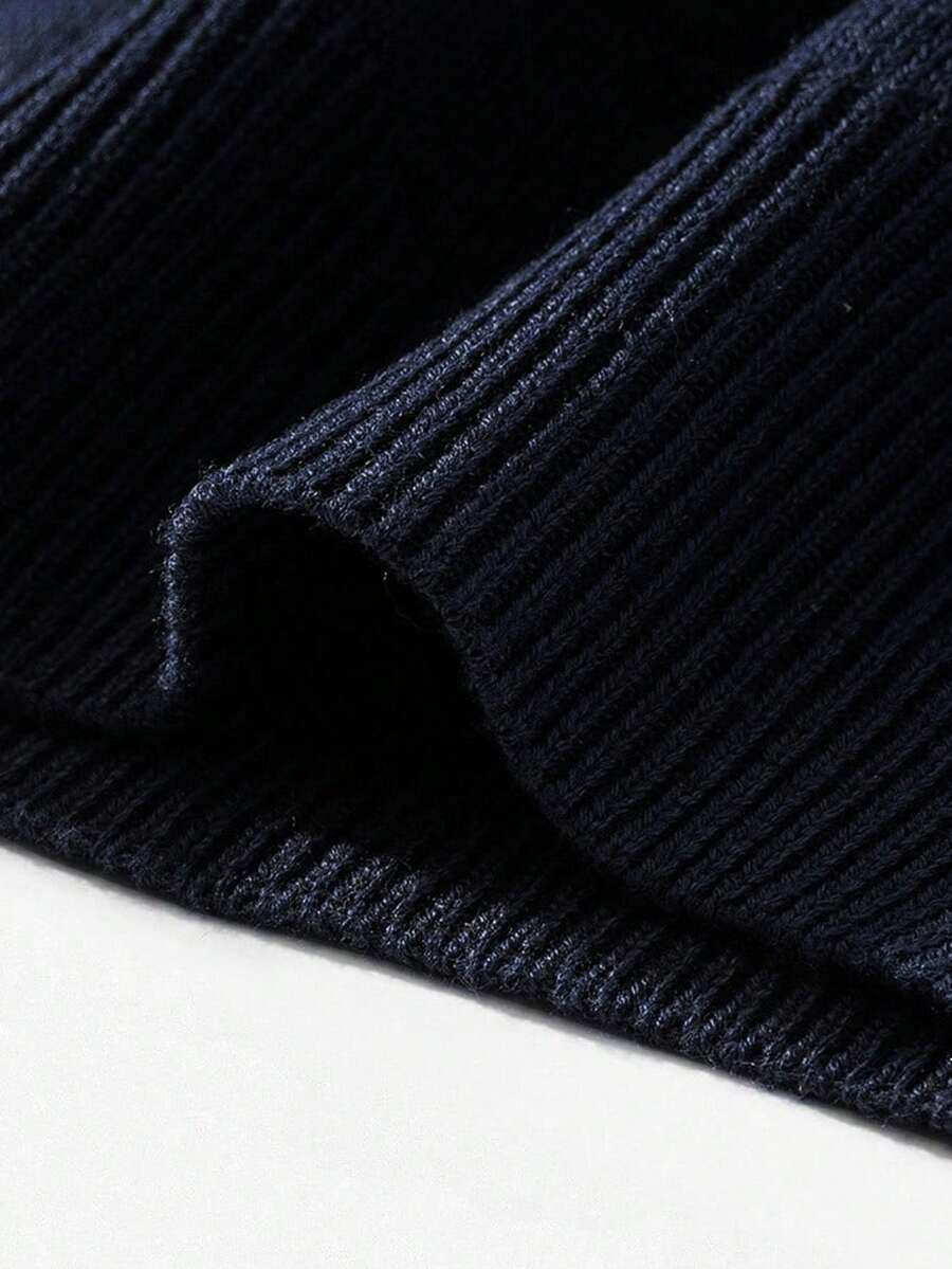 Men's half-zip long sleeve pullover — additional view