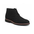 Men's suede lace-up lug sole boots — alternate view