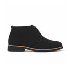 Men's suede lace-up lug sole boots