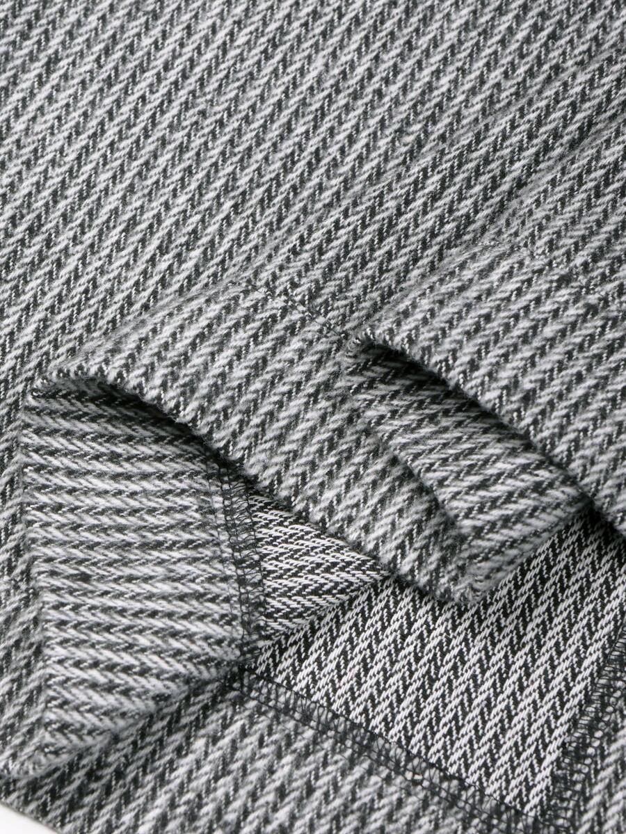 Men's single-breasted wool overcoat — additional view