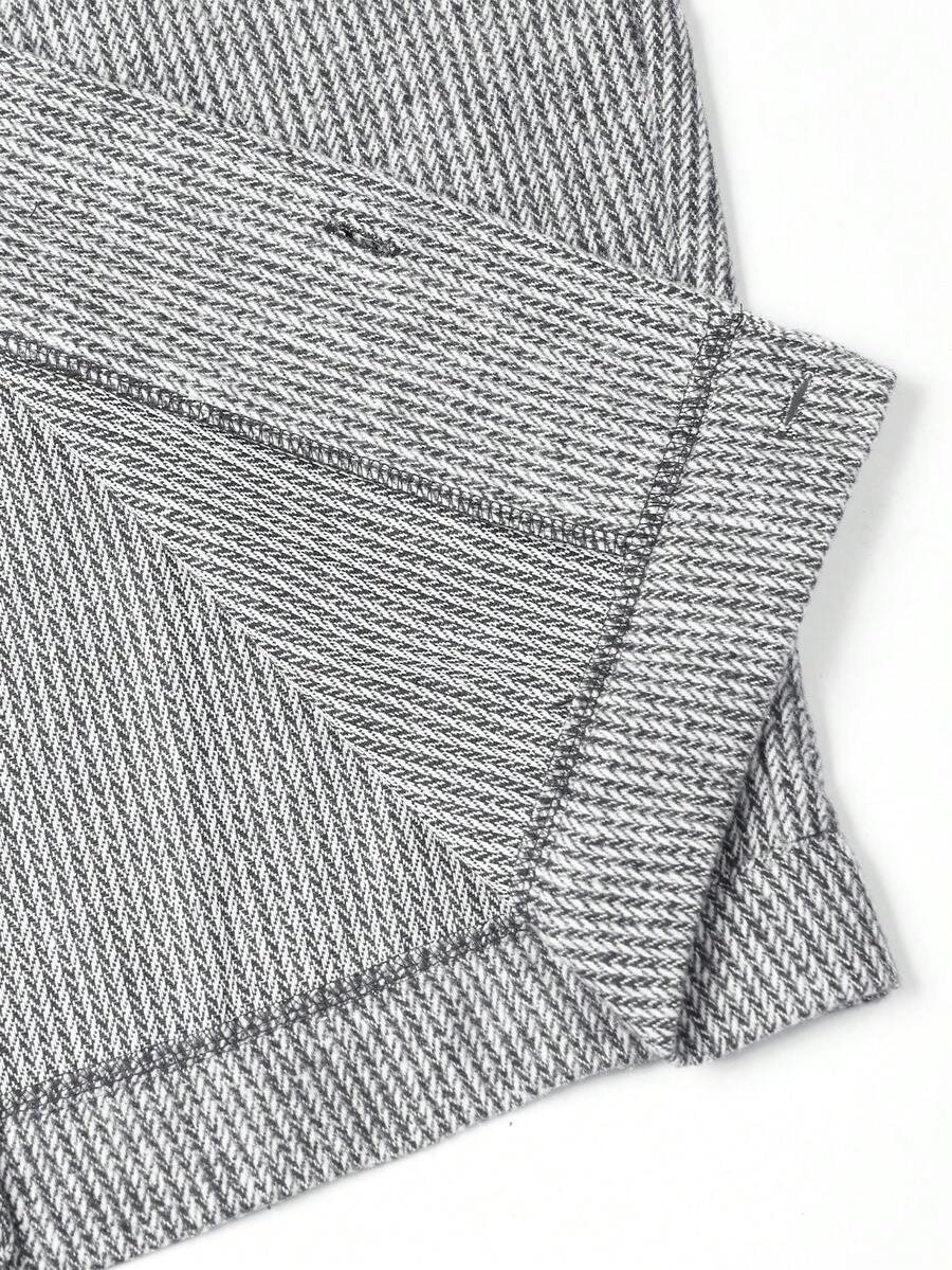 Men's single-breasted wool overcoat — additional view
